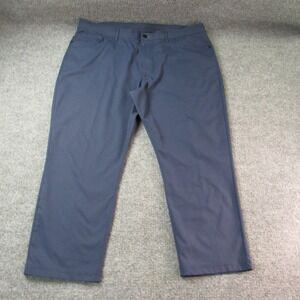 Public Rec Pants Mens 44x28 Navy All Day Every Day ADED Straight Leg Hemmed 26.5